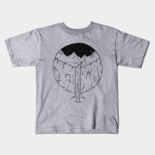 Waterfall Sky Kids T-Shirt